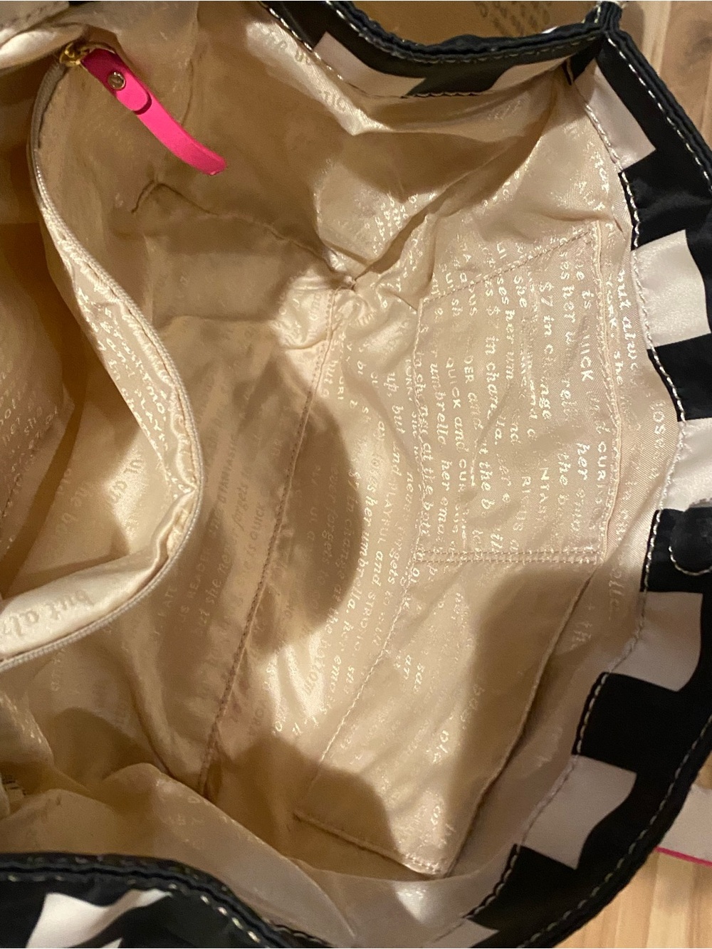 kate spade Berry Street Elise Tote Bag with Pink Leather Handles EUC! 11x10 - Picture 12 of 13